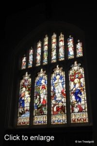 Luton - St Mary. Chancel south window internal.