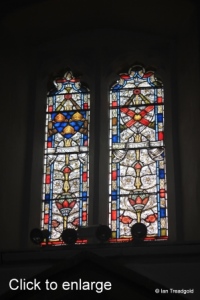 Luton - St Mary. Clerestory north window internal