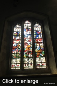 Leighton Buzzard - All Saints. Chancel, central south window.