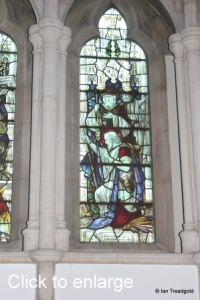 Linslade - St Barnabas. Lady Chapel east window internal.