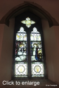 Linslade - St Barnabas. North aisle stained glass.