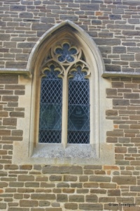 Maulden - St Mary. South aisle, eastern window.