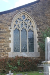 Maulden - St Mary. North aisle, west window.