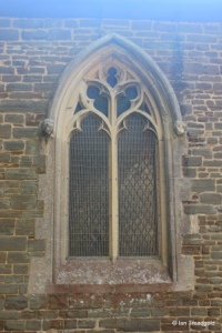 Maulden - St Mary. North aisle, eastern window.