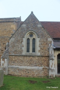 Little Barford - St Denys. Organ vestry, south window.