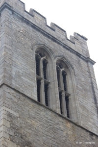 Melchbourne, St Mary Magdalene. Tower, belfry openings.