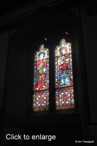 Milton Ernest - All Saints. Chancel, south-east window internal.