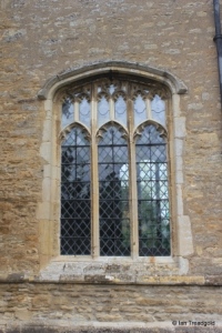 Odell - All Saints. Chancel, south-west window.