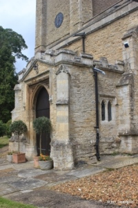 Odell - All Saints. South porch.