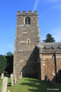 Old Warden - St Leonard. Tower from the south.