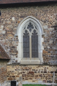 Potsgrove - St Mary. Nave, central window.