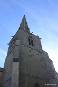 Podington - St Mary. Tower from the west.