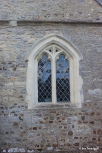 Ravensden - All Saints. North aisle, western window.