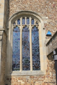 Renhold - All Saints. South-west window.