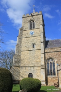 Renhold - All Saints. West tower.