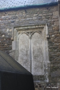 Renhold - All Saints. Chancel, blocked north window.