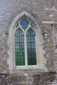 Roxton - St Mary. Chancel, north side, eastern window.