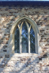 Salford - St Mary. South aisle, eastern window.