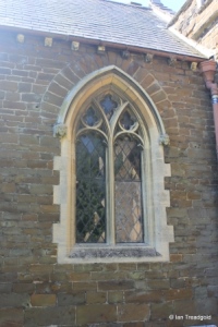 Sandy - St Swithuns. Vestry window.