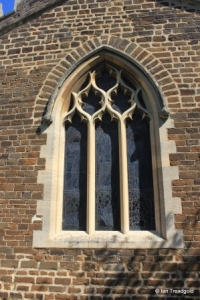Sandy - St Swithuns. South transept, south window.