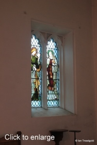 Silsoe - St James. Chancel south-east window internal.