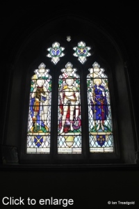 Shillington - All Saints. South chapel, centre window internal.