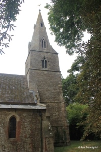 Souldrop - All Saints. Tower from the north.