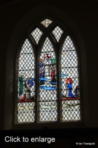 Shefford - St Michael & All Angels. East window internal.