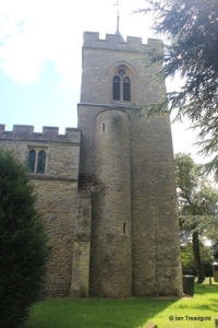 Stagsden - St Leonard. Tower from the north.