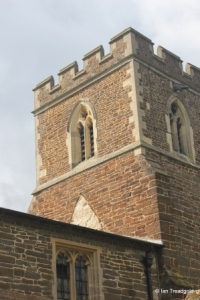 Stanbridge - St John the Baptist. Tower from the north-east.