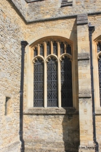 Stevington - St Mary. South aisle, central window.