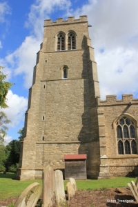 Bolnhurst - St Dunstan. Tower from the south.
