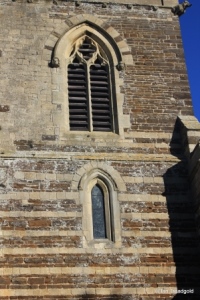 Tempsford - St Peter. Tower details.