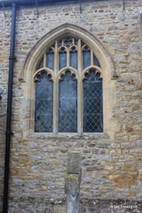 Thurleigh - St Peter. South aisle, south-west window.