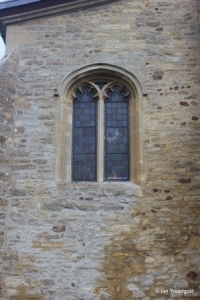 Thurleigh - St Peter. North aisle, west window.