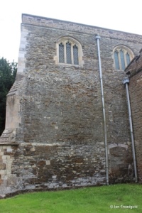 Blunham, St Edmund or St James. Chancel, north wall.