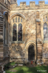 Tingrith - St Nicholas. Chancel, south-west window.