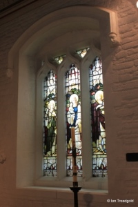 Campton - All Saints. Chancel, south-east window internal.