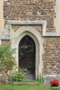 Clifton - All Saints. Chancel, priest's door.