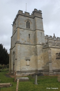 Totternhoe - St Giles. West tower from the south.