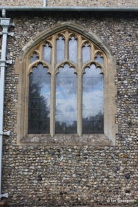 Caddington - All Saints. South aisle, south-east window.