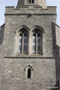Colmworth - St Denys. Tower belfry openings.