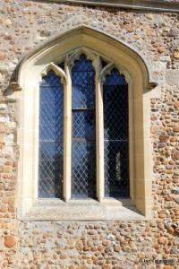 Dunton - St Mary Magdalene. South aisle, west window.