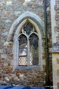 Dunton - St Mary Magdalene. Chancel north east window.