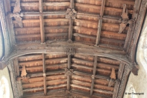 Dean, All Hallows. Nave roof.