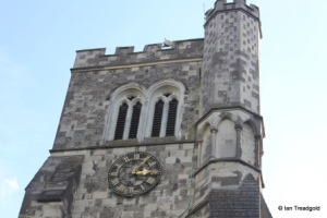 Dunstable - Priory Church of St Peter. Tower belfry.