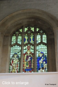 Dunstable - Priory Church of St Peter. East window internal.