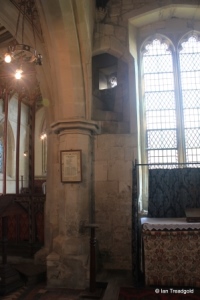 Edlesborough - St Mary the Virgin. Chancel screen stair.