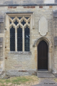 Wymington - St Lawrence. South aisle chapel, south-west window.