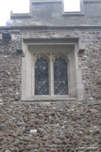 Eyeworth - All Saints. Clerestory window.